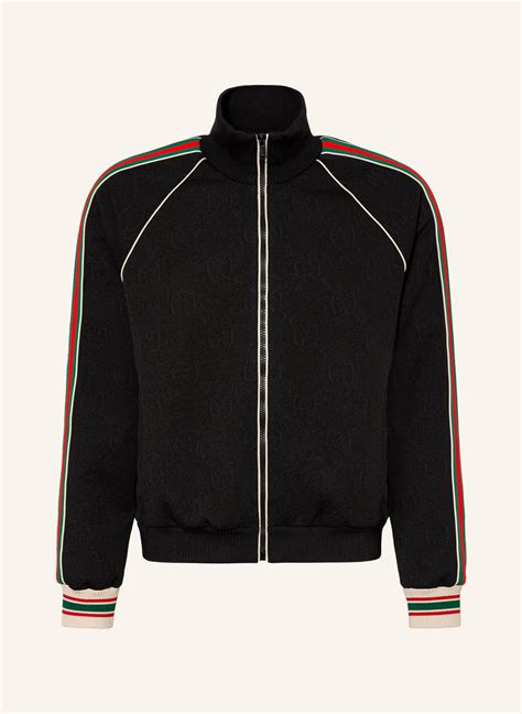 gucci trainingsanzug kaufen|GUCCI Trainingsjacke GG mit Galonstreifen in .